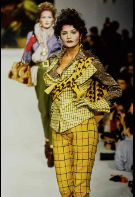 Vivienne Westwood 'Vive La Cocotte' Gold Label Knitwear Cheetah Tufted Hat product image