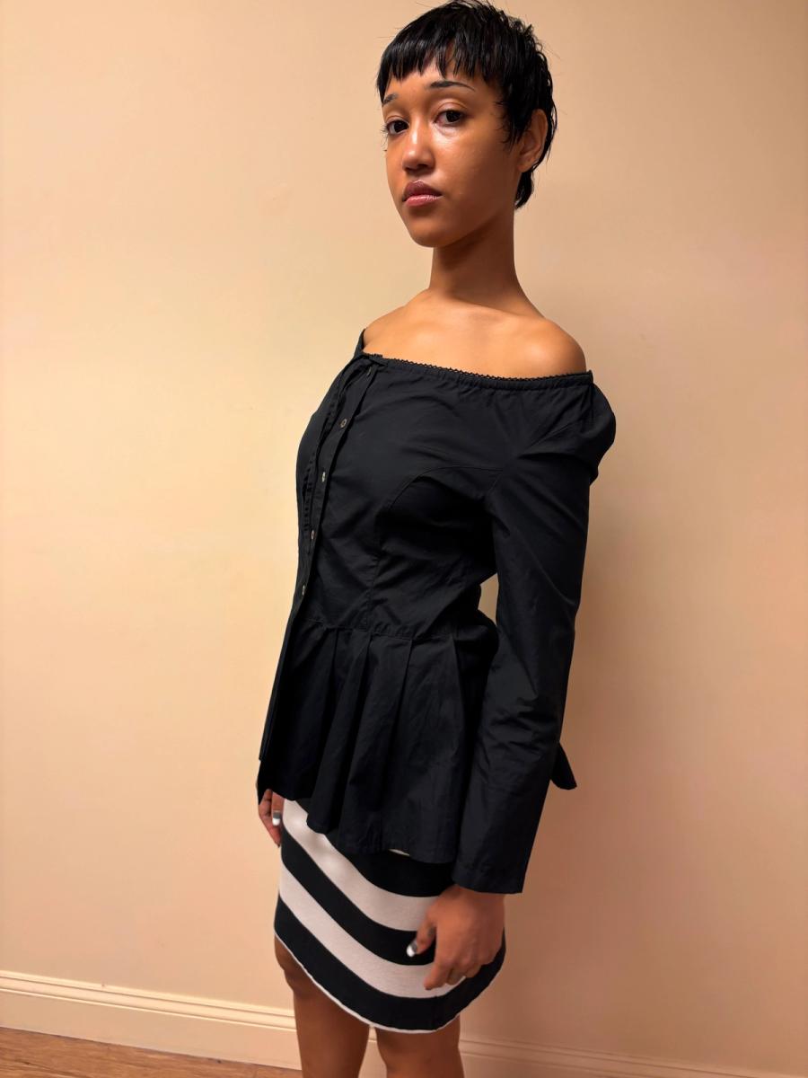 Chantal Thomass Off-the-Shoulder Drawstring Top product image