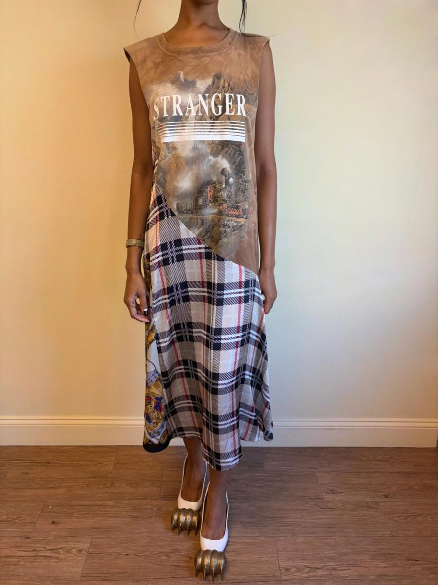 DryCleanOnly 'Stranger' Patchwork Dress product image