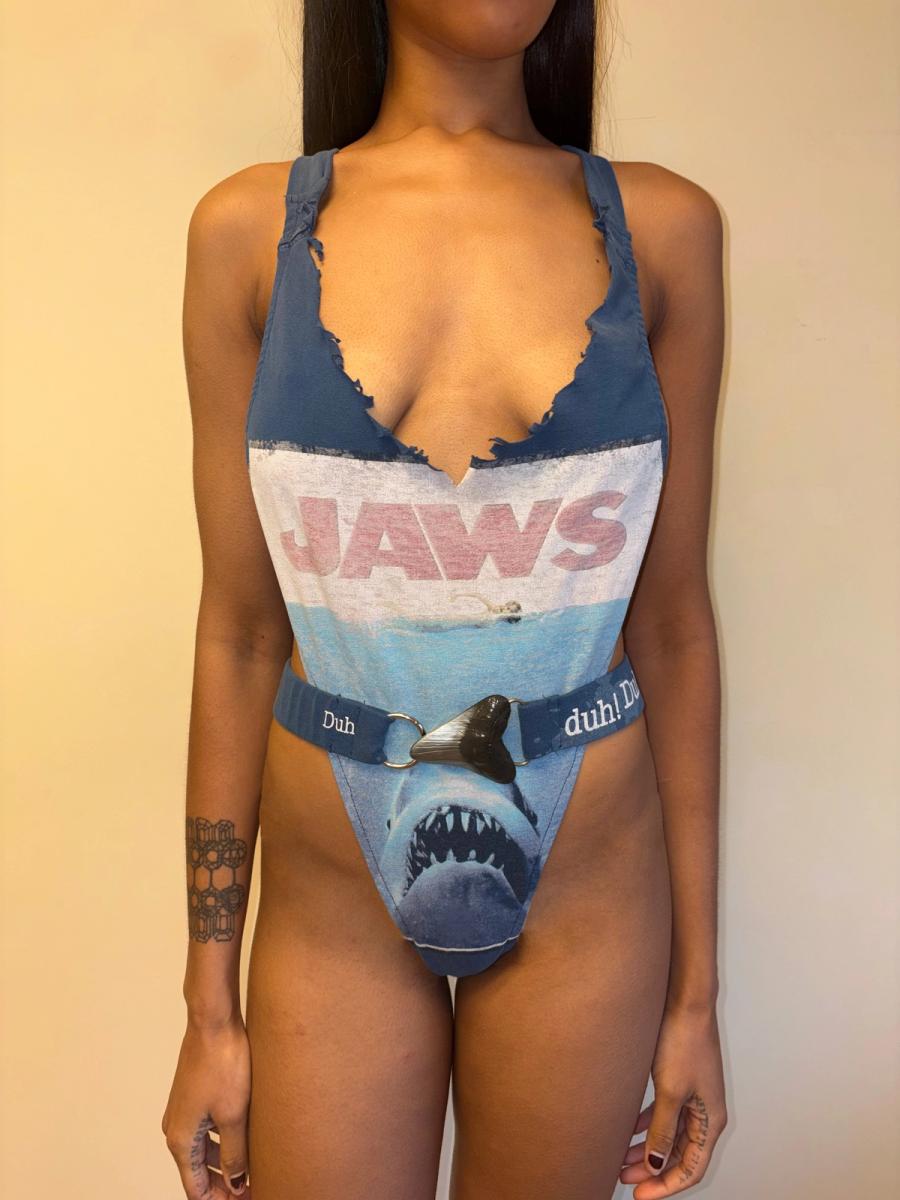 Cutout "Jaws" T-shirt Swimsuit product image