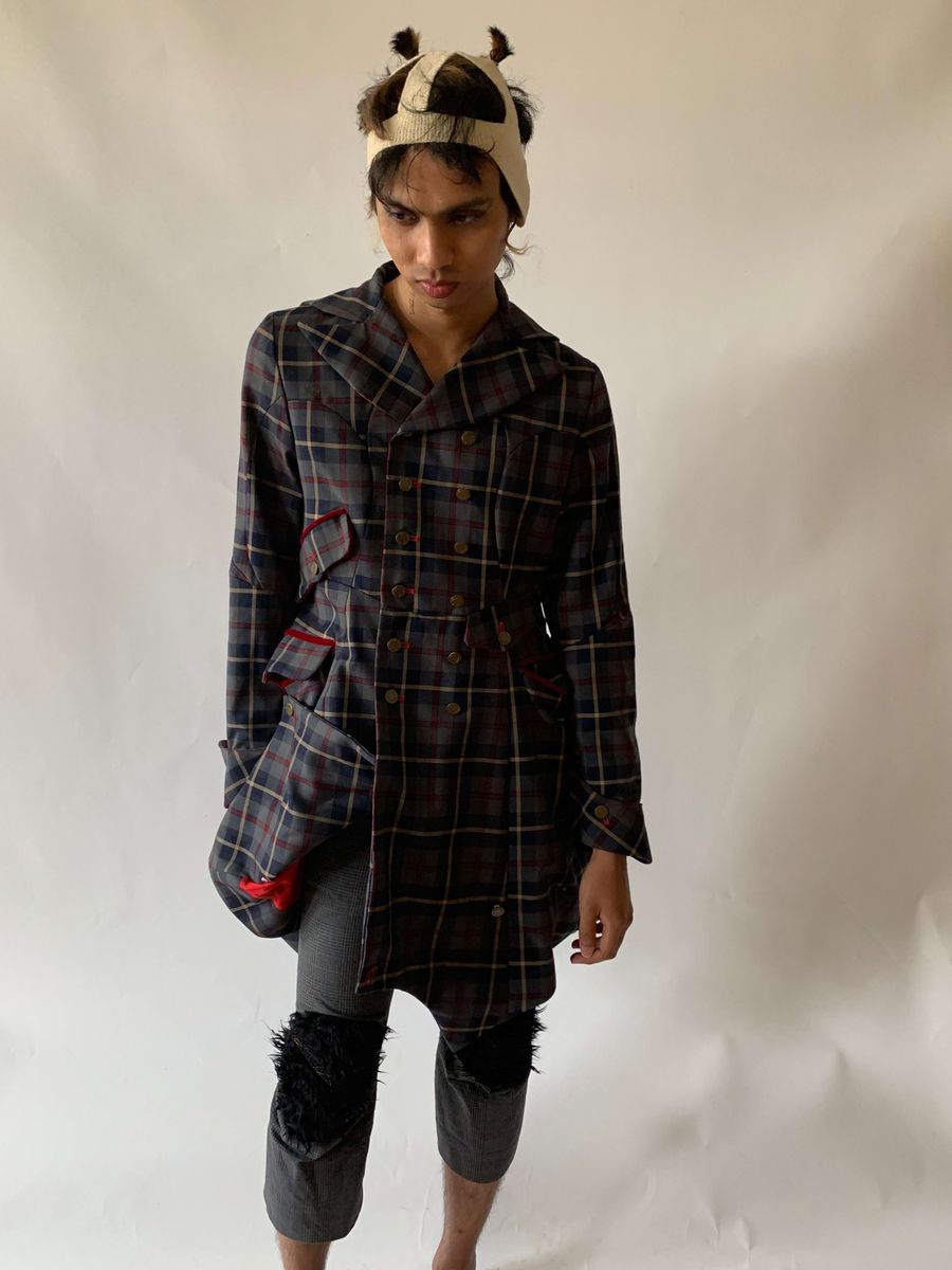 Takuya Angel Plaid Coat  product image