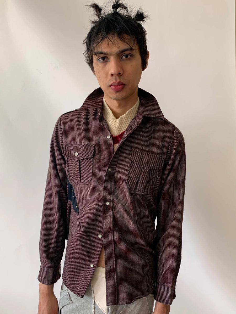 Bio Politics Patchwork Button Up product image