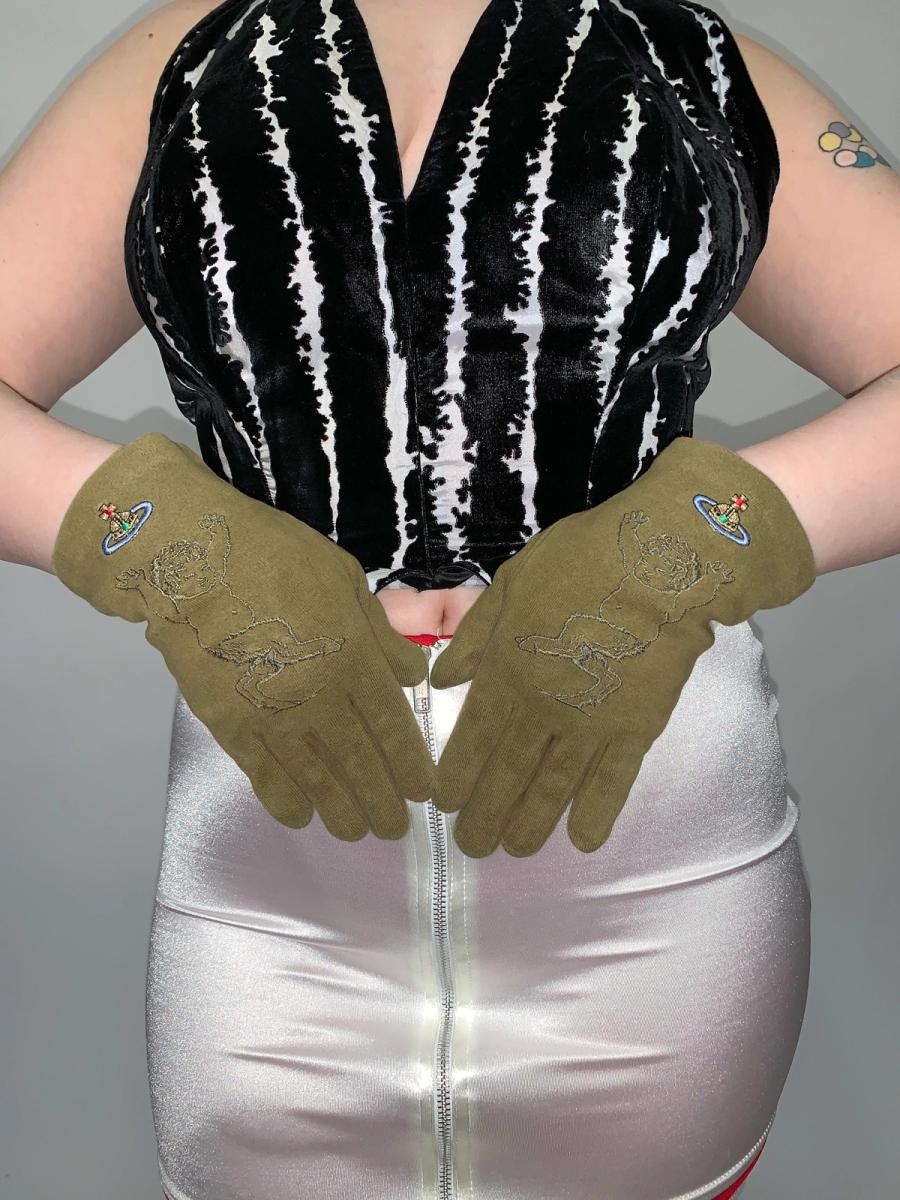 90s Vivienne Westwood Baby Satyr Gloves product image