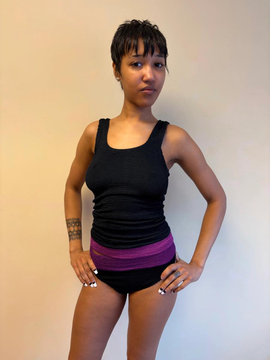 80s Liza Bruce Navy & Fuchsia Set  product image