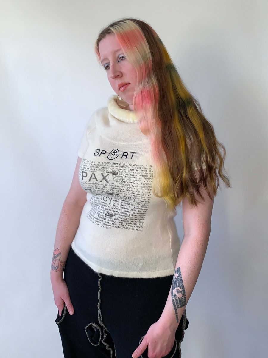 Castelbajac Fur Collar Sweater product image