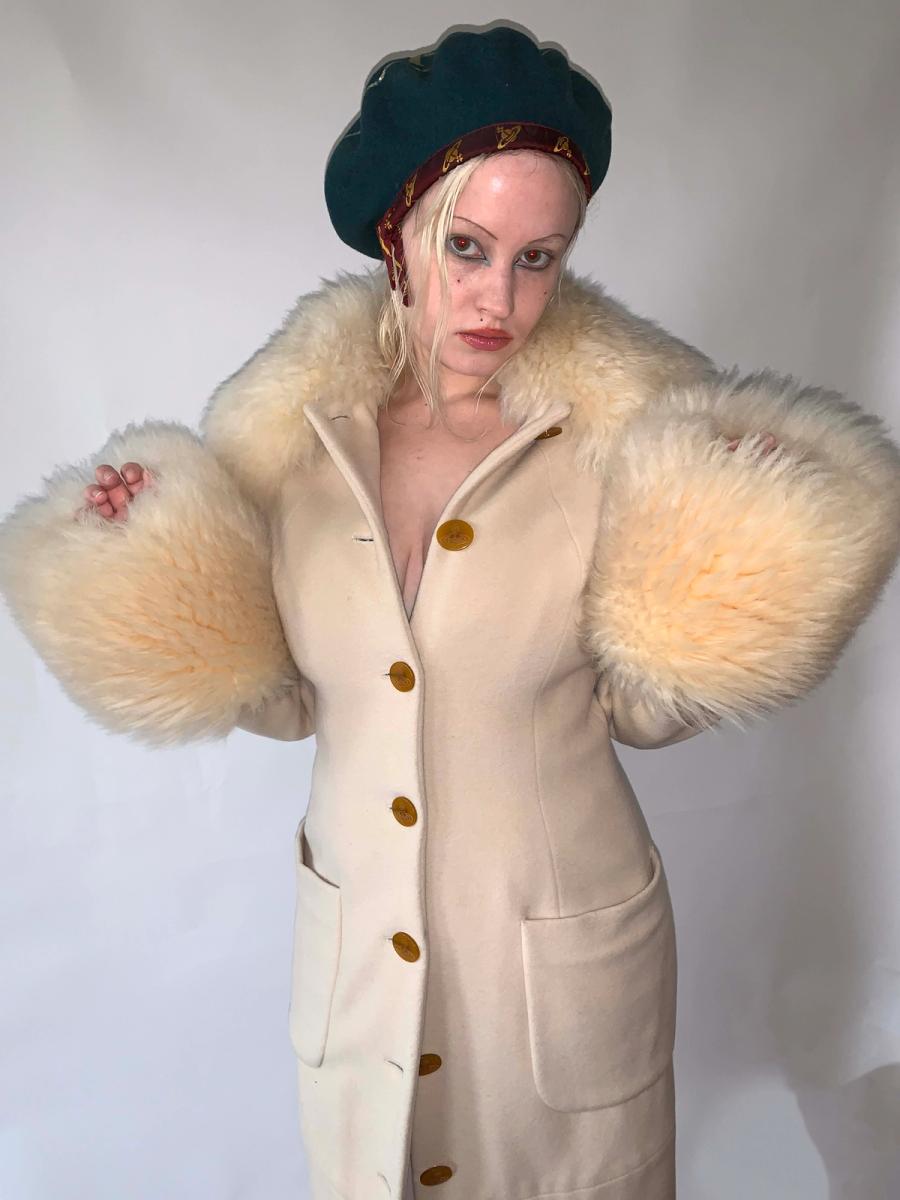 Vivienne Westwood Ivory Poodle Coat product image