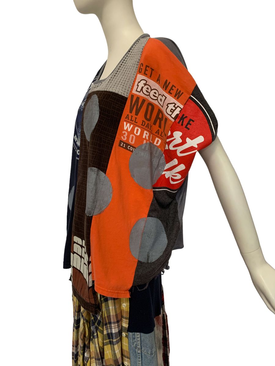 Tomoki Yurita Patchwork Circle Shirt product image