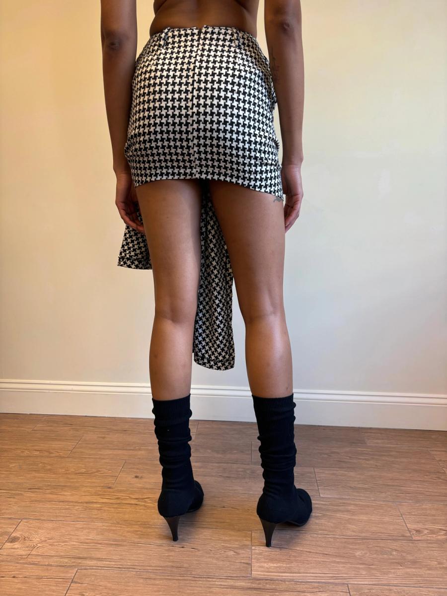 20471120 Houndstooth Sash Skirt product image