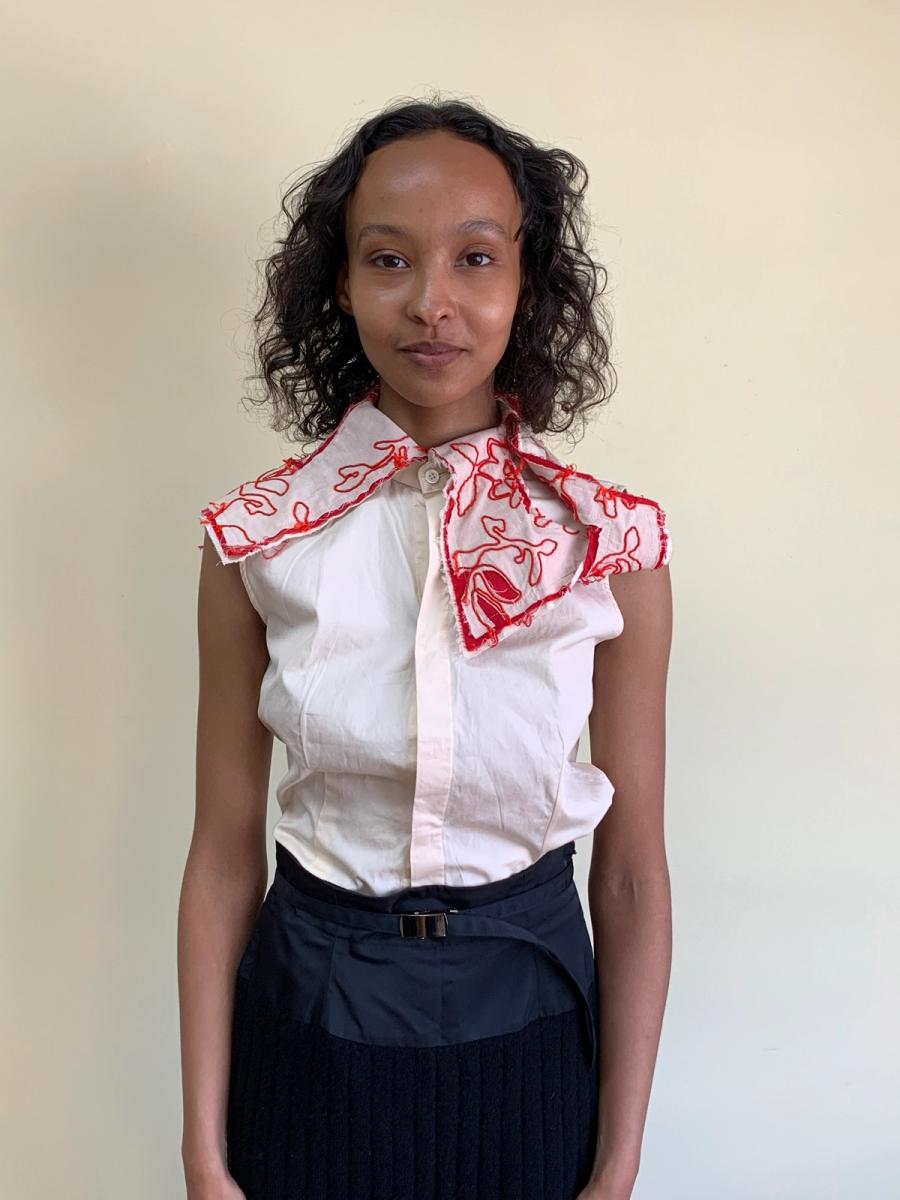 90s Masaki Matsushima Exaggerated Collar Button Up  product image