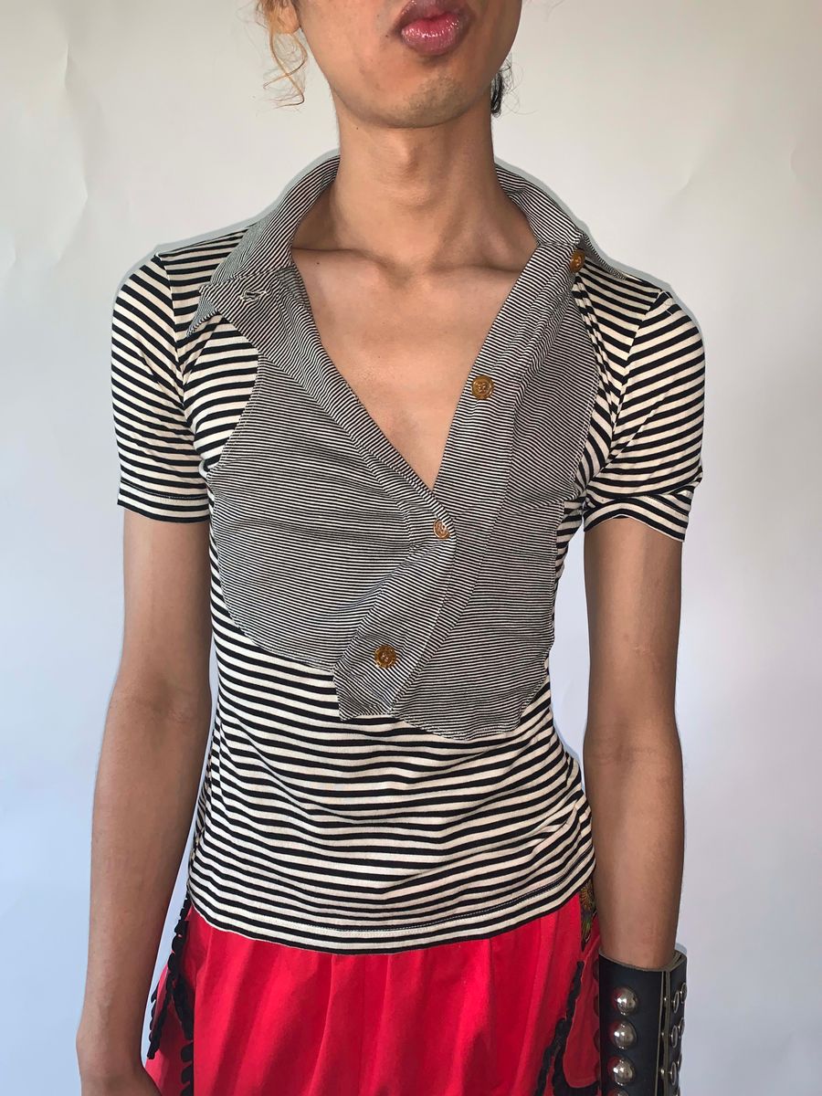 Vivienne Westwood "Alcoholic" Button Down Polo Shirt product image