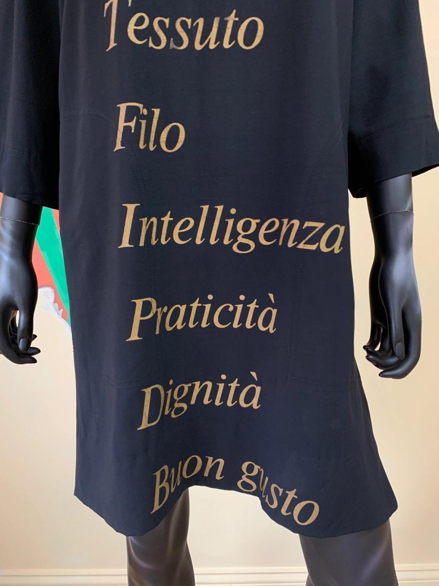 Vintage Moschino 'Ingredienti' Shift Dress product image