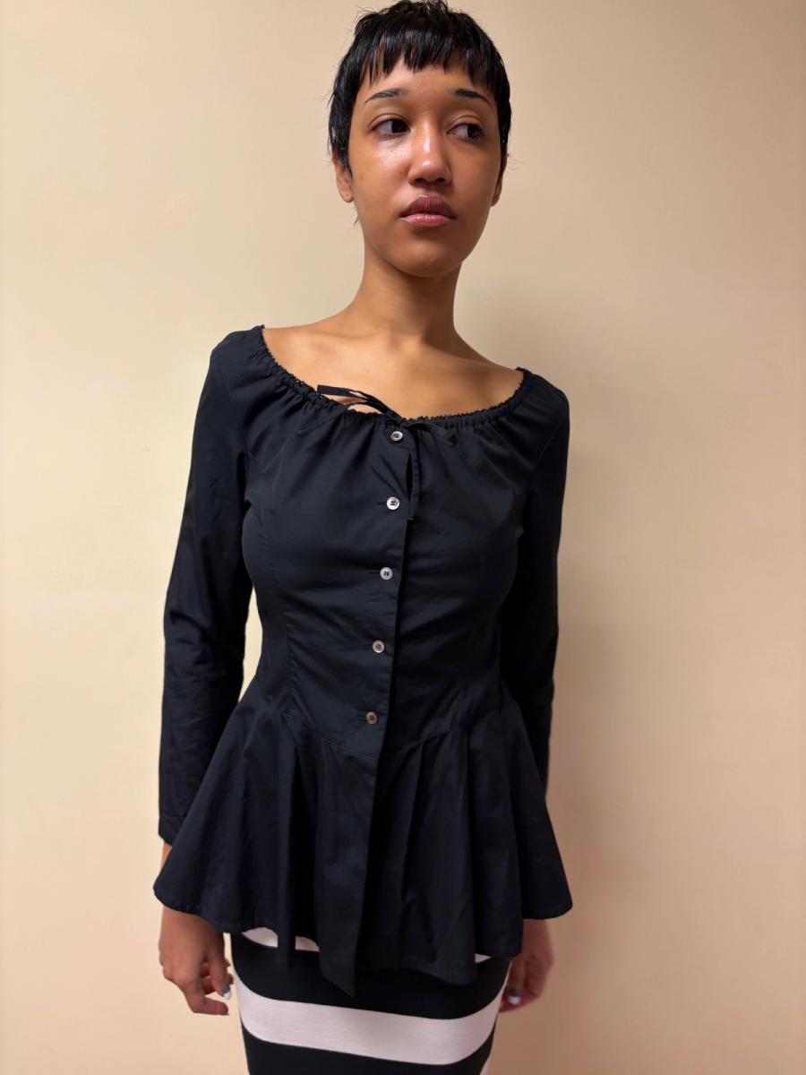 Chantal Thomass Off-the-Shoulder Drawstring Top  product image