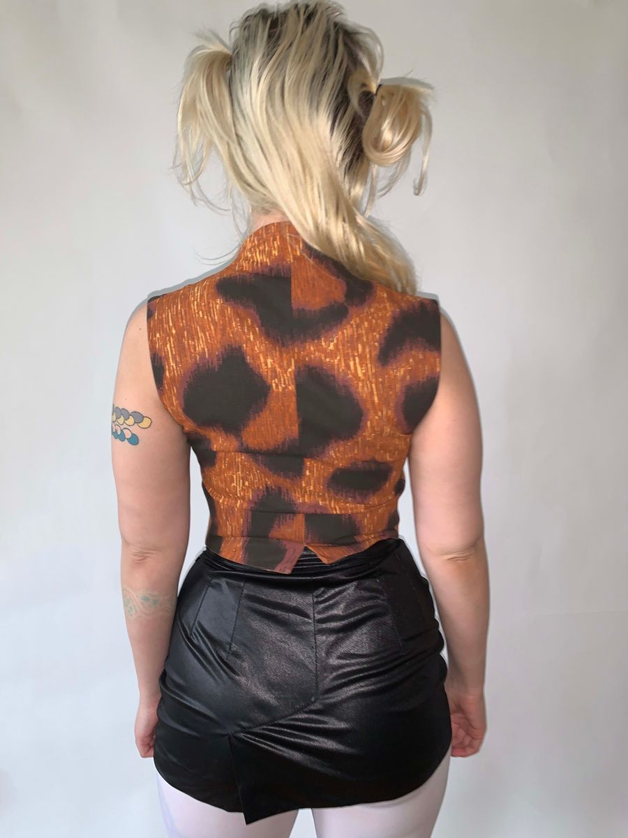 Vivienne Westwood Rare SS94 Café Society Cheetah Vest  product image