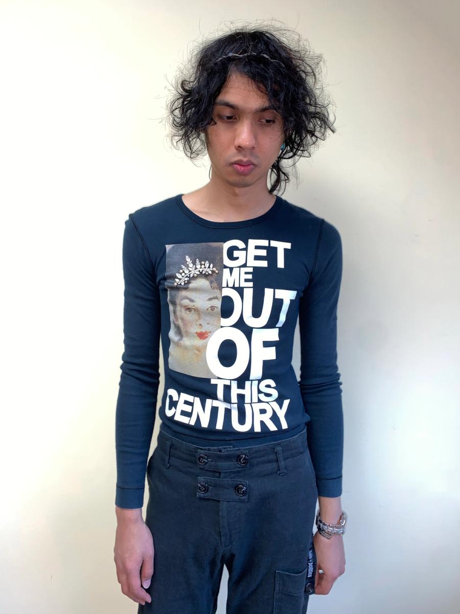 ''Get Me Out Of This Century" Embellished Tee  product image