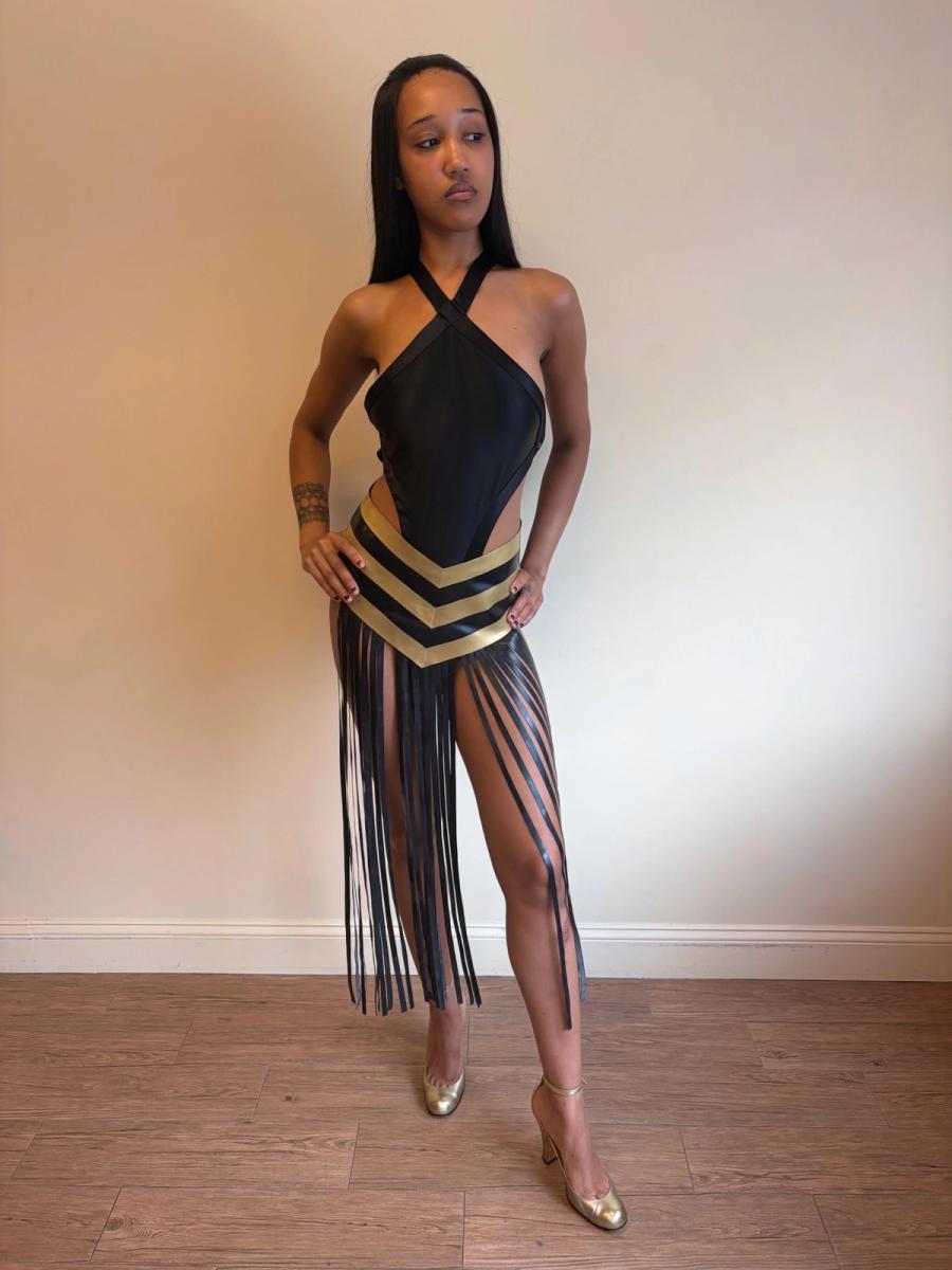 Latex Fringe Skirt product image