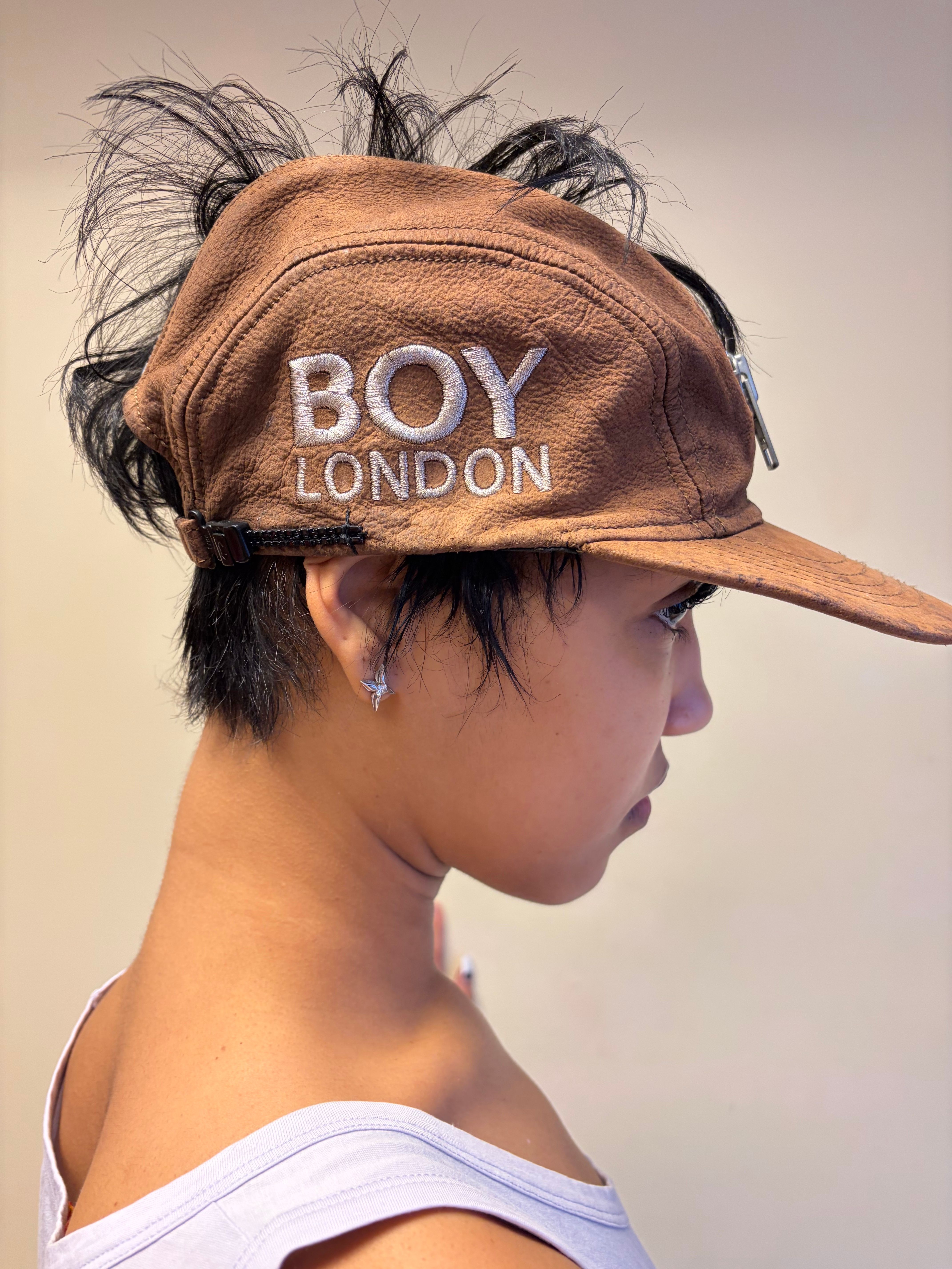 80s BOY London Zip Up Baseball Cap