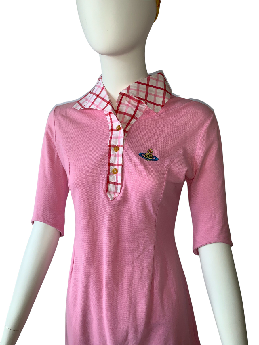 90s Vivienne Westwood Pink Polo Dress product image