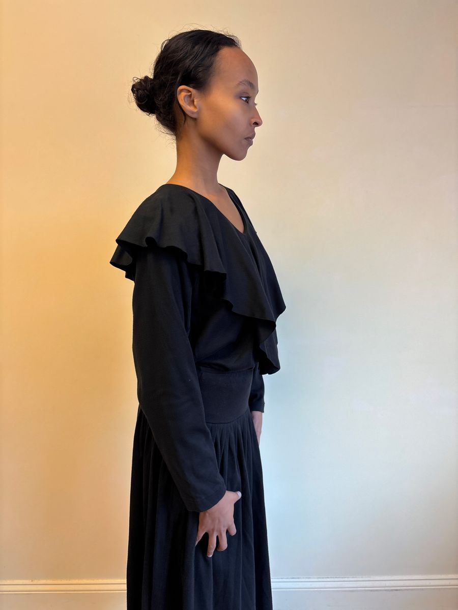 80s Norma Kamali Ruffle Set product image