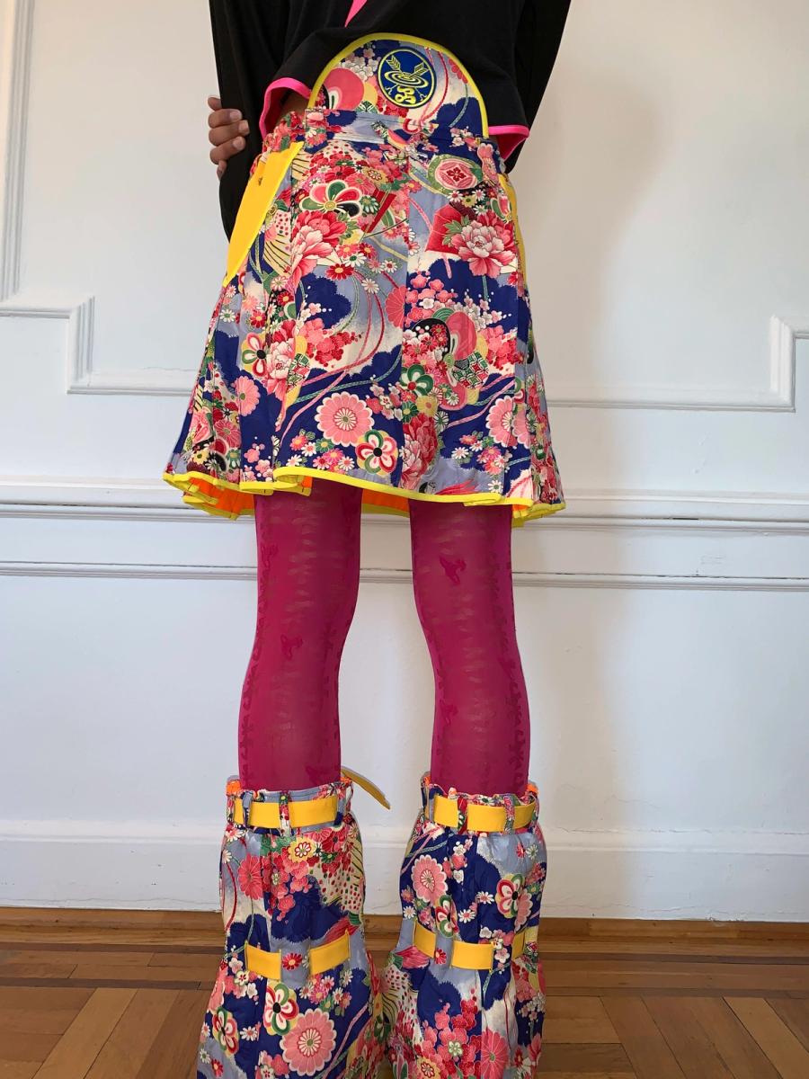 Takuya Angel 'Maki Skirt Ensemble' with Leg Warmers product image
