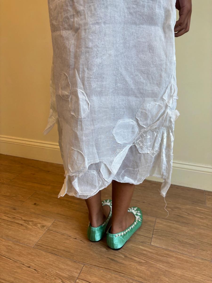 Michiko Koshino Patchwork Linen Dress product image