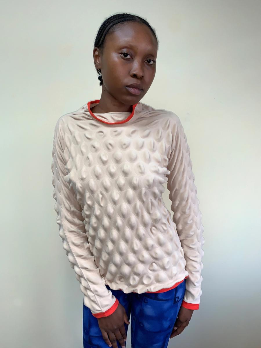 A/W 2000 Issey Miyake Egg Carton Shirt product image