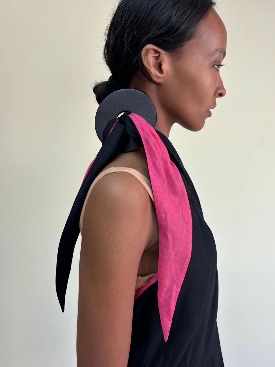 Jean-Paul Gaultier Suiting Halter With Hot Pink Lining product image