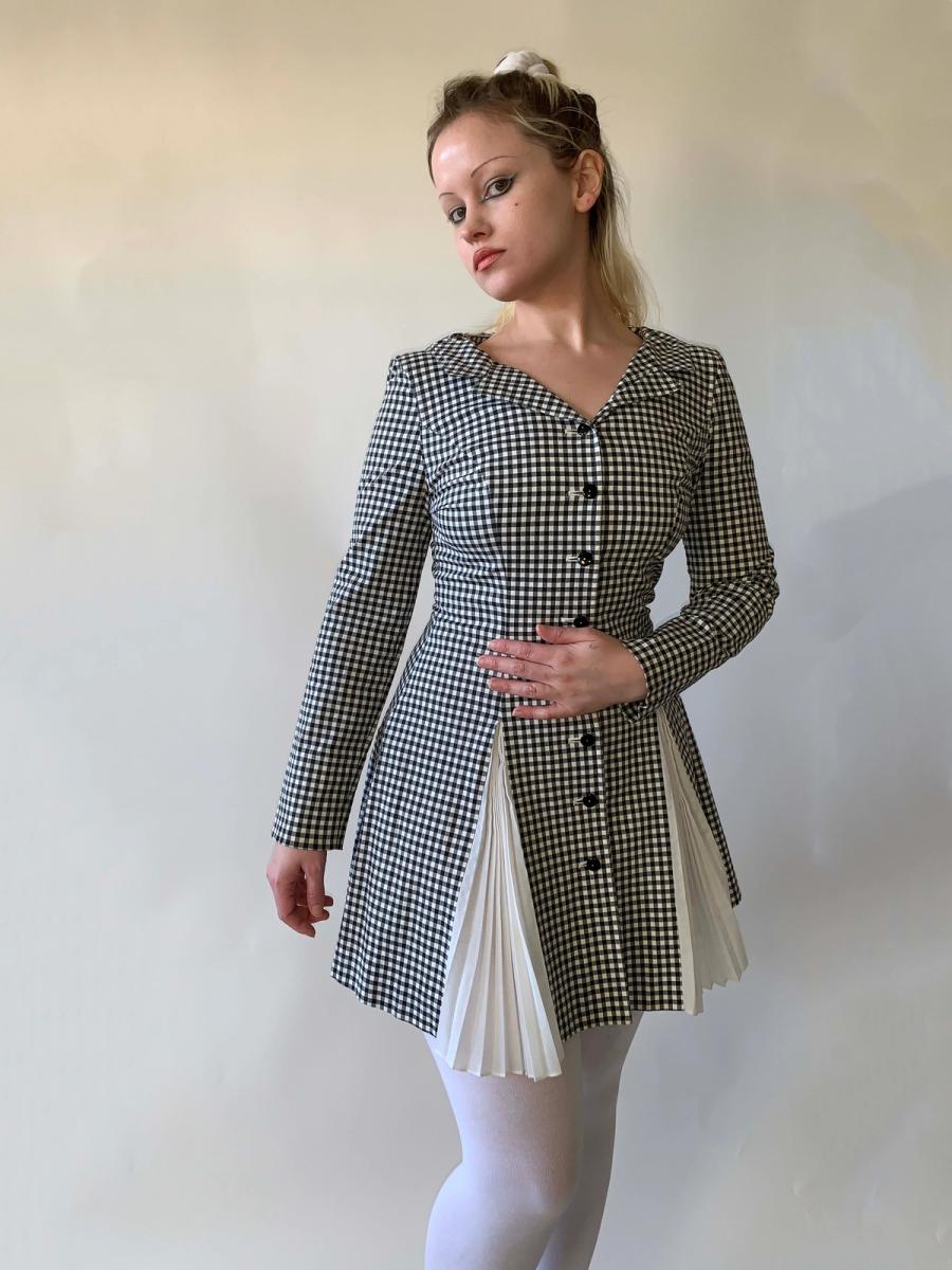 Chantal Thomass Gingham Jacket Dress product image
