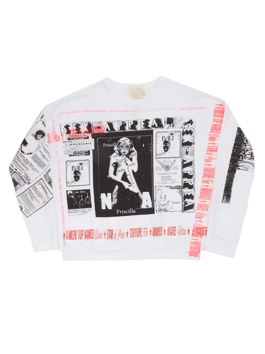 SEX-APPEAL Newsprint Sweatshirt - #3 Torture Tart