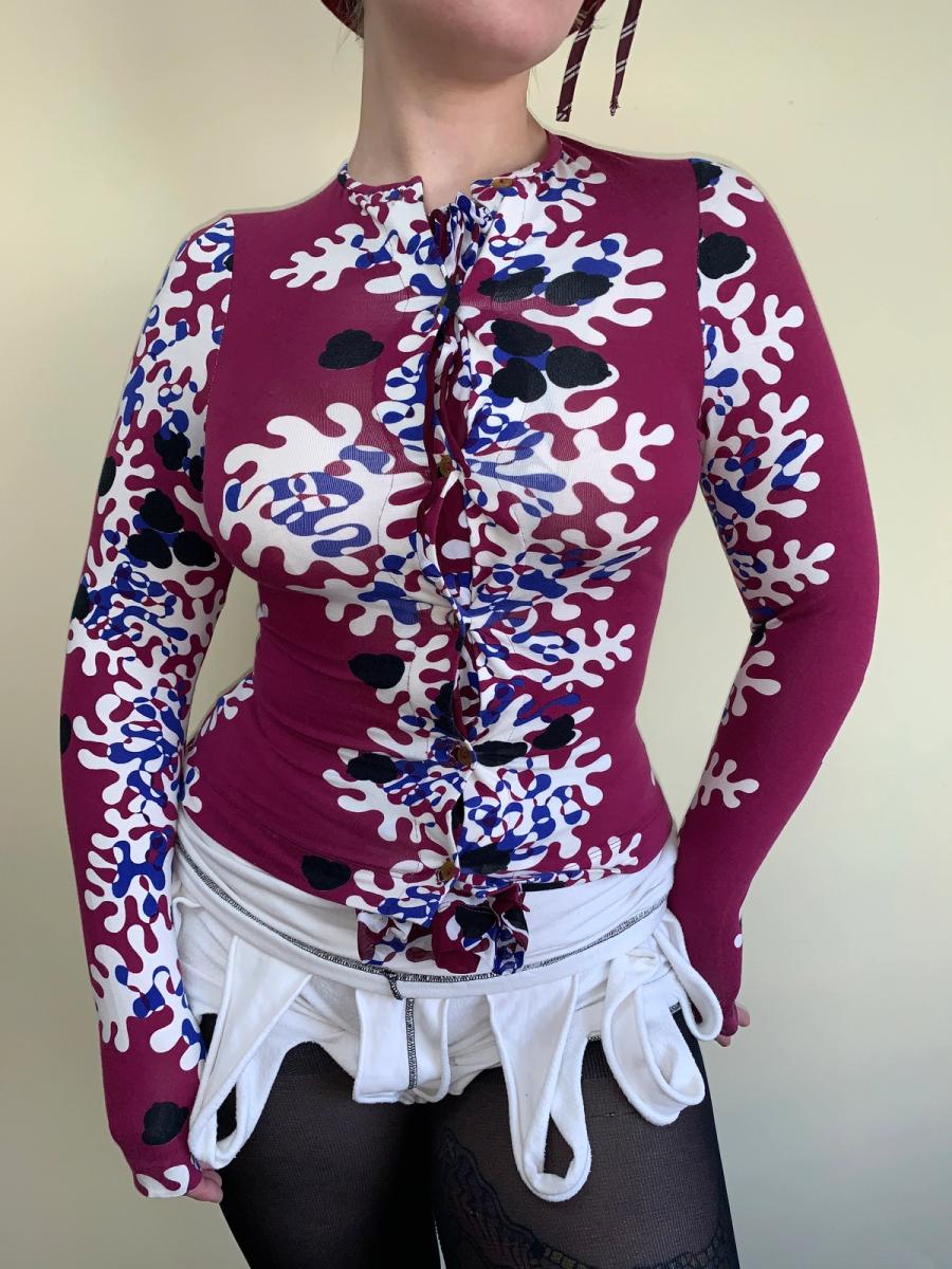 Vivienne Westwood A/W '98 Patterned Illusion Top product image