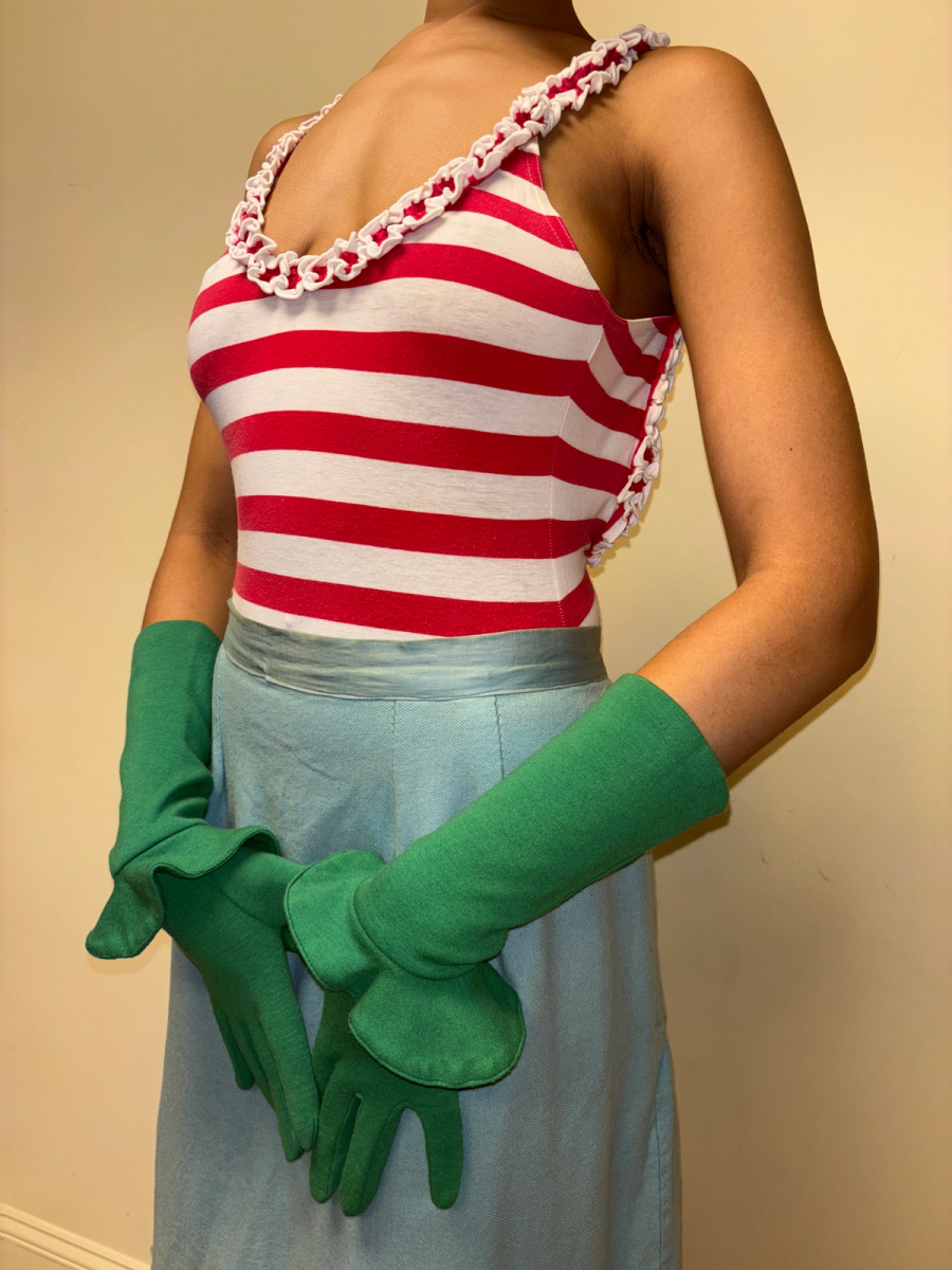 Vintage Chantal Thomass Green Gloves product image