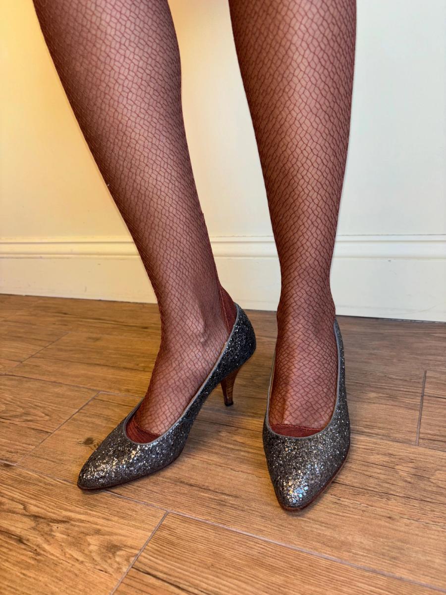 Vintage Chantal Thomass Glitter Heels product image