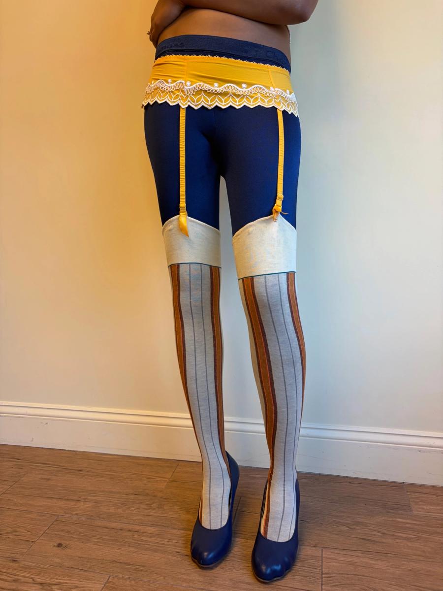 90s Ravage Yellow Garter Belt product image
