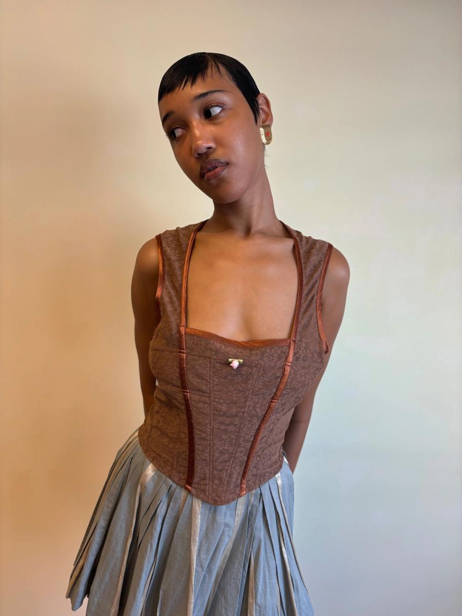 Vintage Fiorucci Lace Corset product image