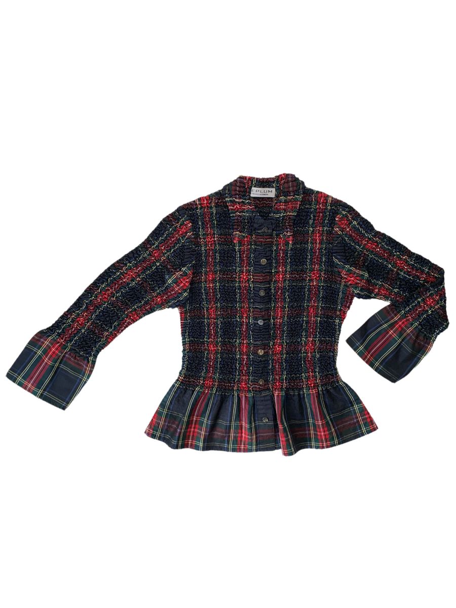 Yoshiki Hishinuma Plaid Pleated Top product image