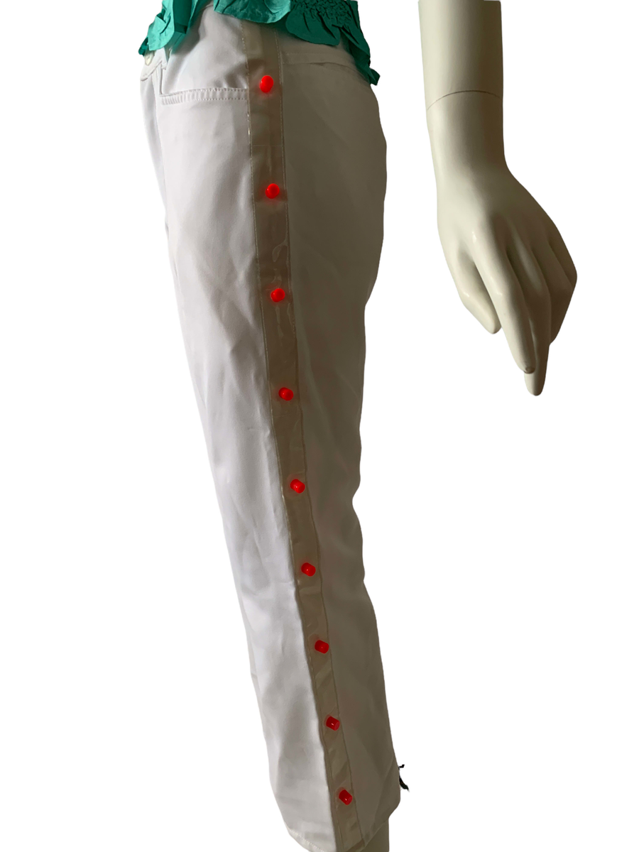 Fotus White "Studded" Pants product image