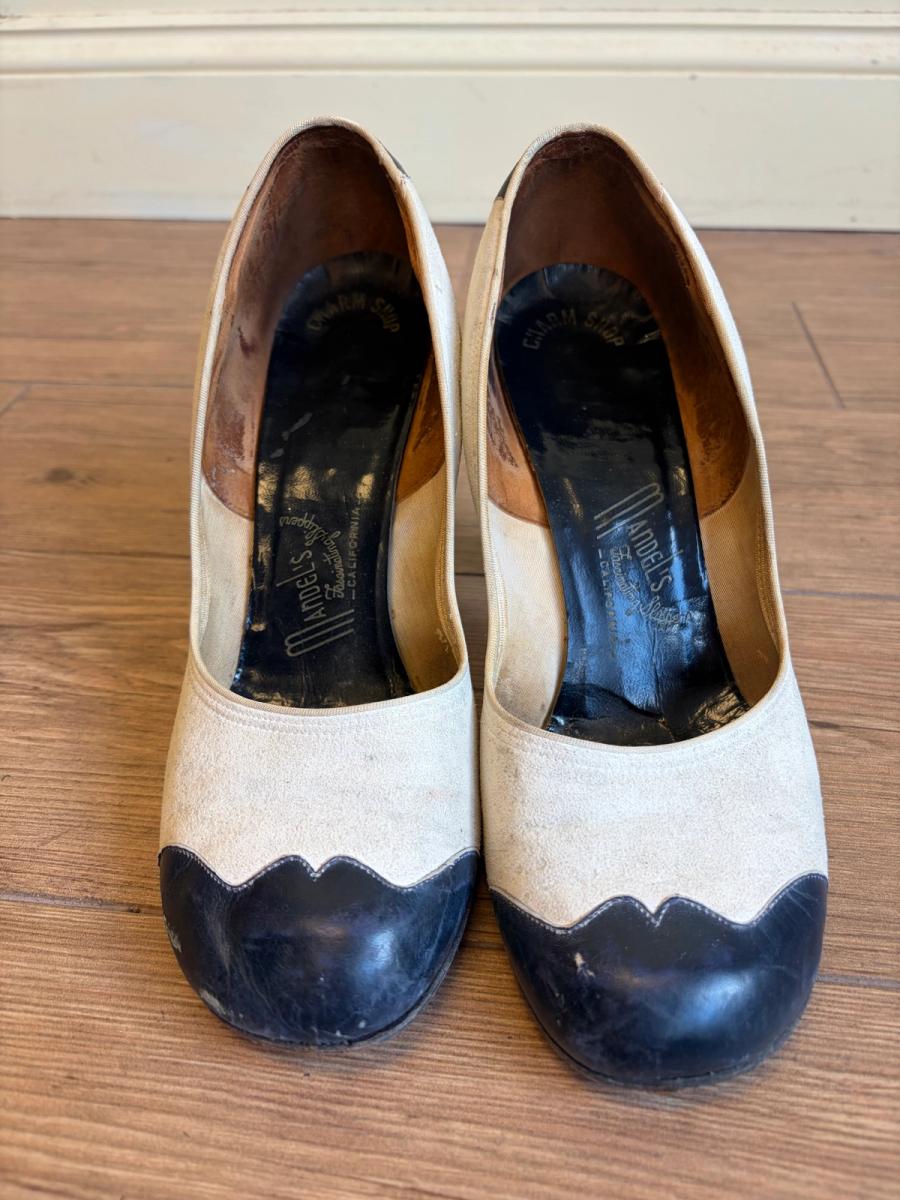1940s Saddle Shoe Cuban Heel  product image