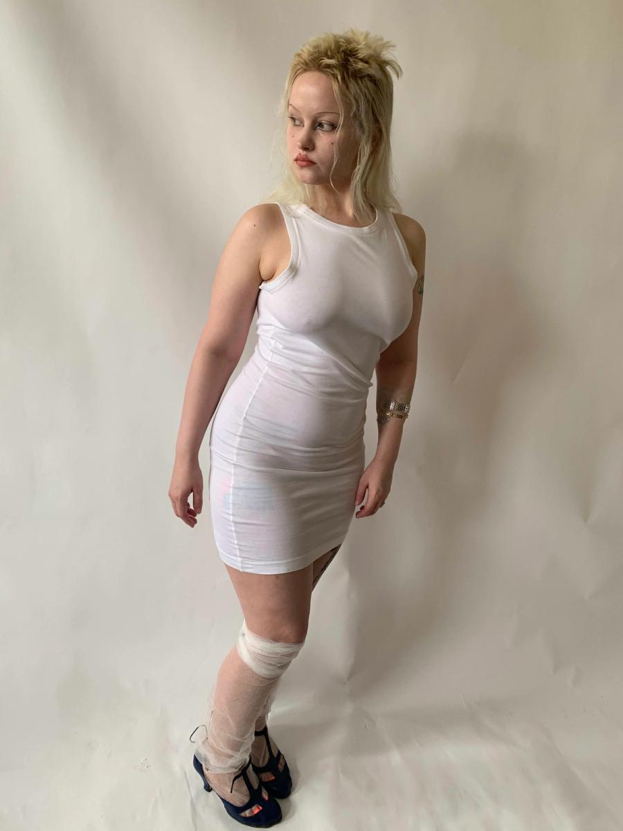 Romeo Gigli Vintage Bodycon Dress w/ Cutout product image