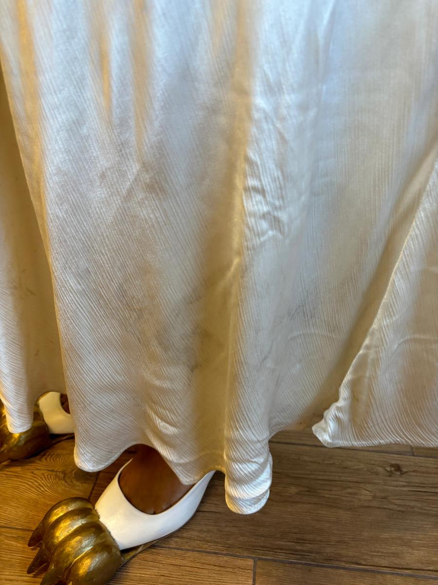 1930s Liquid Satin Jean Harlow Gown  product image
