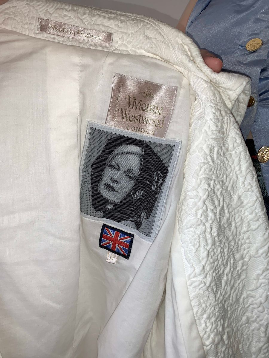 Vivienne Westwood 90s Floral Cotton Jacquard Jacket product image