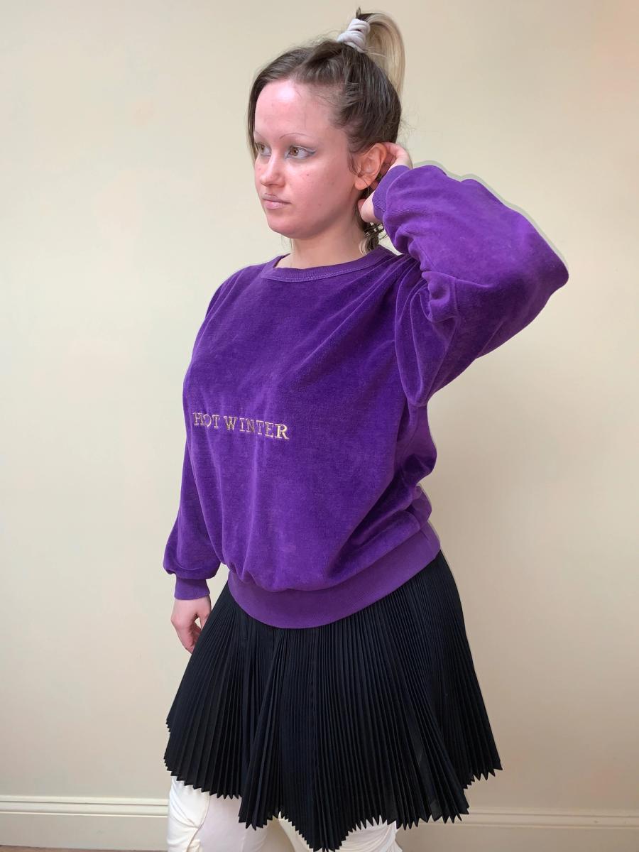1980s Sonia Rykiel "Hot Winter" Sweatshirt product image