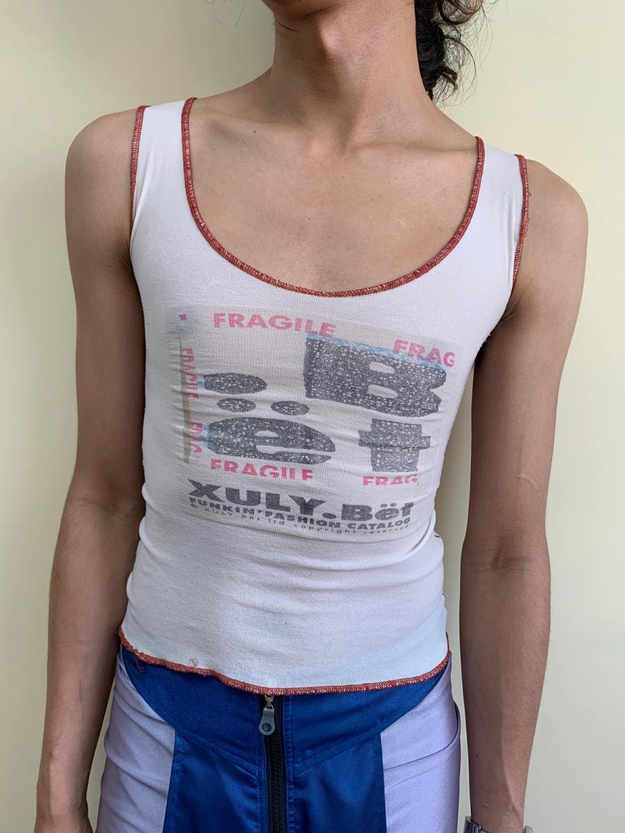 90s Xuly Bët "Fragile" Stocking Top product image