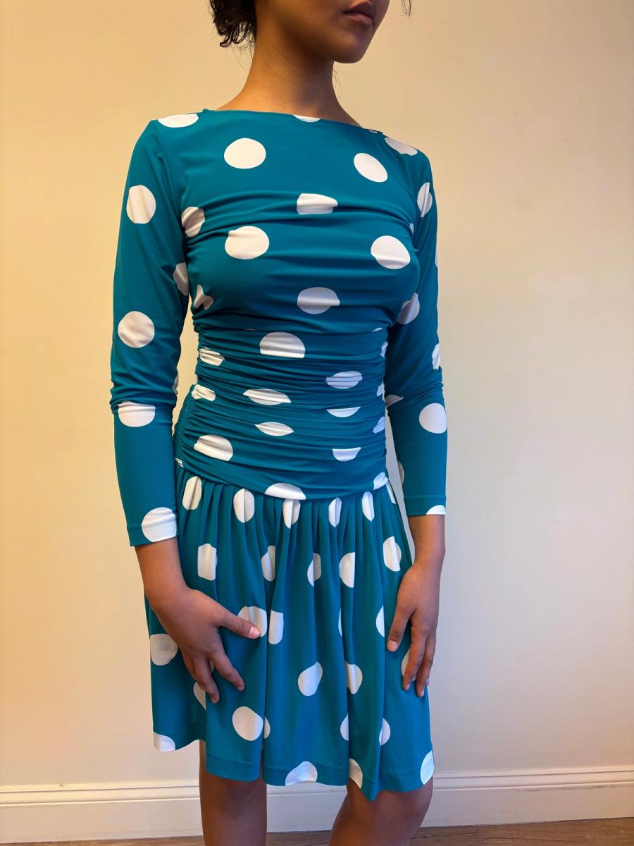 1980s Norma Kamali Polka Dot Set product image