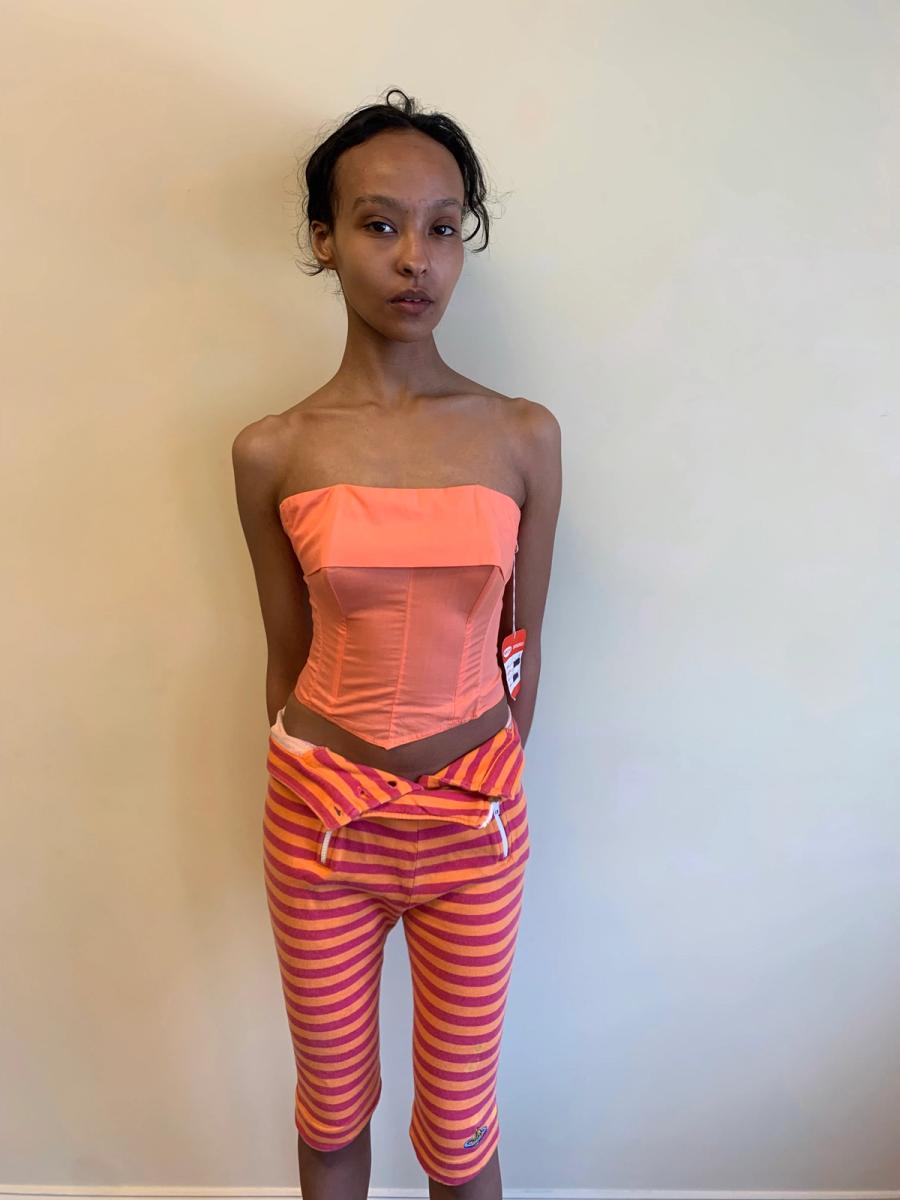 Vivienne Westwood 90s Striped Button-front Capris product image