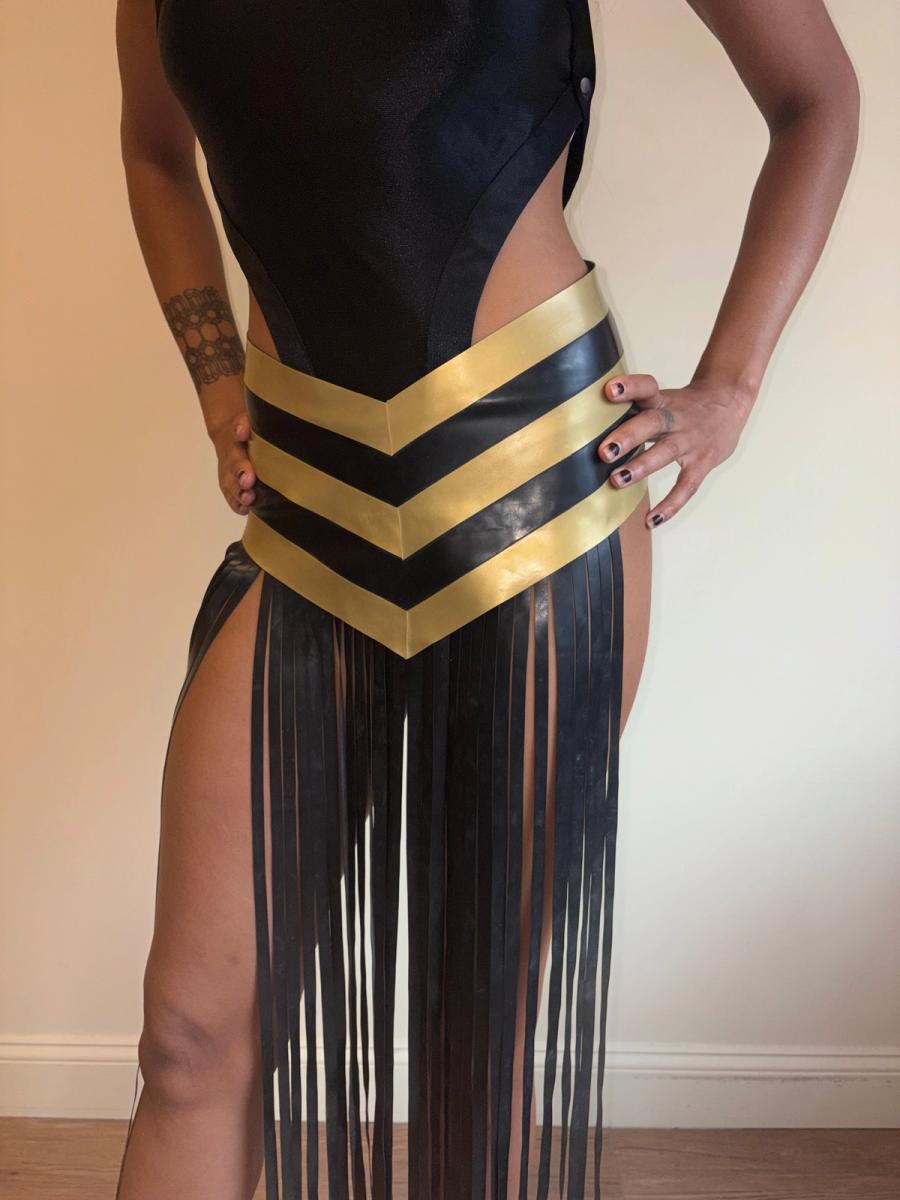 Latex Fringe Skirt product image