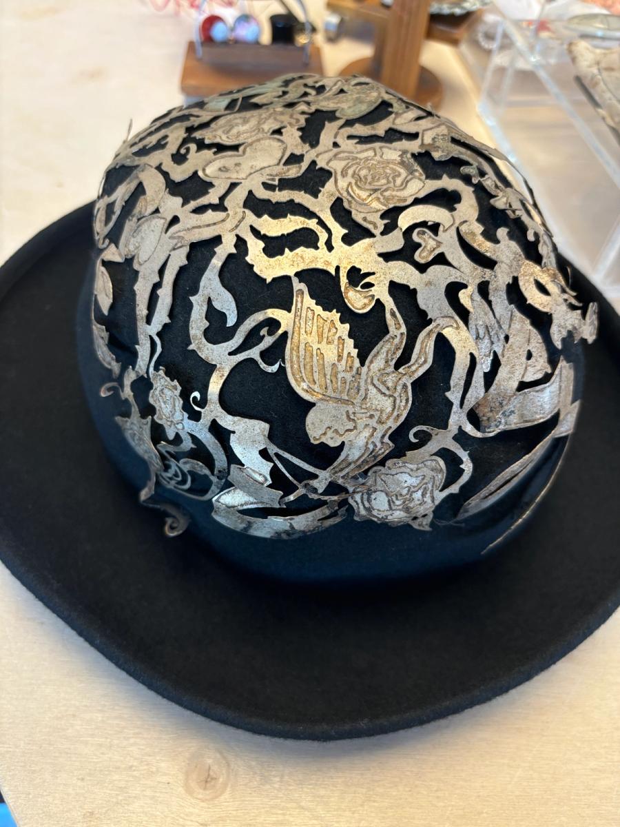 1989 Atelier Cutout Brass Bowler Hat product image