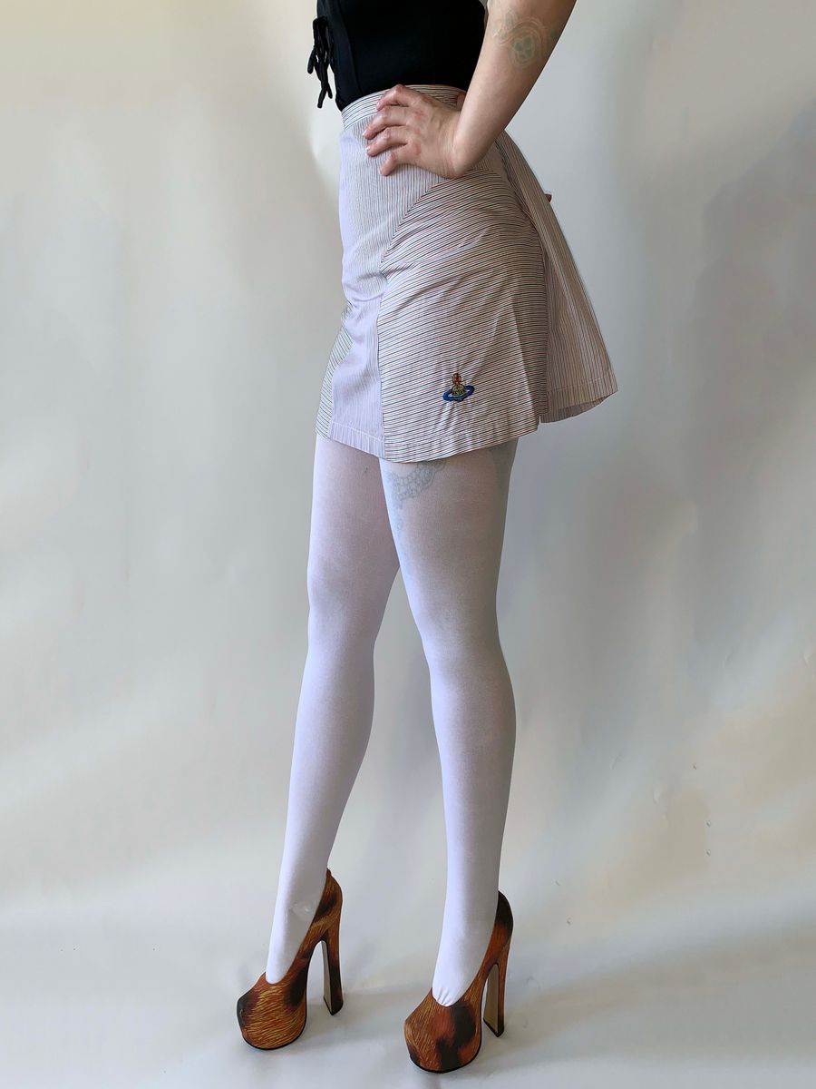 90s Vivienne Westwood Striped Miniskirt product image