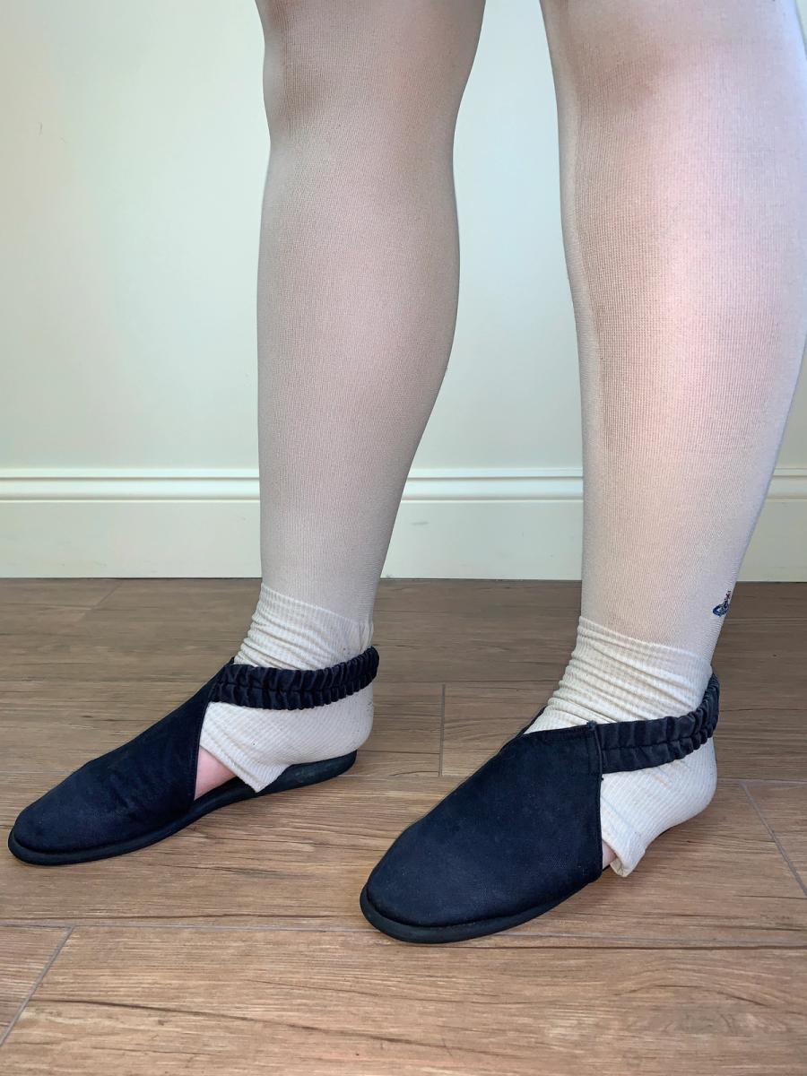 80s IS Issey Miyake Asymmetrical Slipper Shoes product image