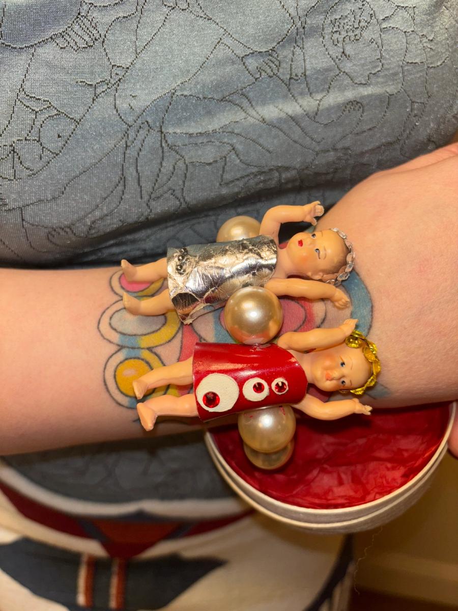 Irina Volkonskii Rhinestone Doll Bracelet product image