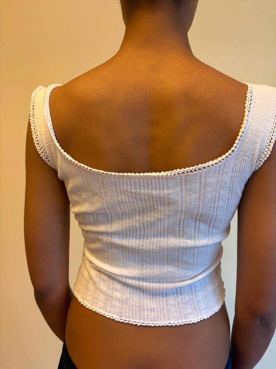Antique Ribbed French Undershirt  product image