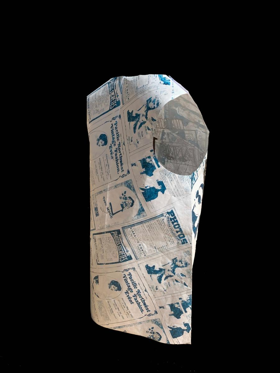 Newsprint Minirock Shift Dress product image